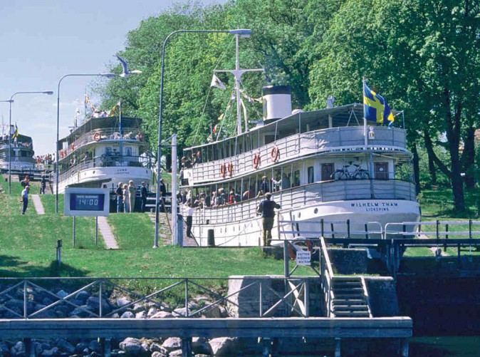 036_Lernidee Reisen_Schoene Aussichten Touristik - Schleusen des Göta-Kanals